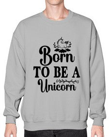 born to be a unicorn 67# - unicorn- Sweatshirt - Crew
