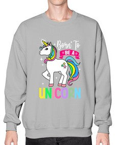 born to be a unicorn 72# - unicorn- Sweatshirt - Crew