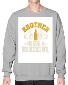 camping and beer thats why i am here 712# - beer- Sweatshirt - Crew
