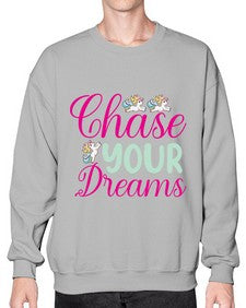 chase your dreams 79# - unicorn- Sweatshirt - Crew