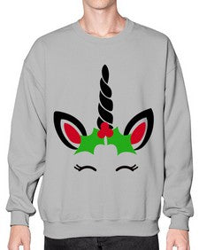 christmas unicorn 81# - unicorn- Sweatshirt - Crew
