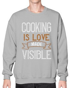 cooking is love made visible 134# - cooking- Sweatshirt - Crew