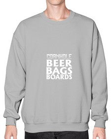 cornhole beer bags boards 880# - beer- Sweatshirt - Crew