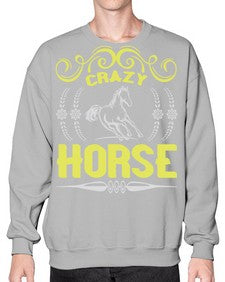 crazy horse Style 9# - horse- Sweatshirt - Crew