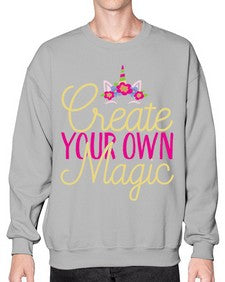 create your own magic 82# - unicorn- Sweatshirt - Crew