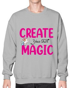 create your own magic 86# - unicorn- Sweatshirt - Crew