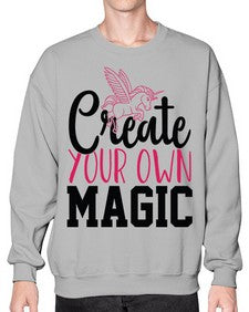 create your own magic 87# - unicorn- Sweatshirt - Crew