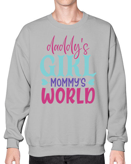 daddys girl mammys world Style 67# - baby- Sweatshirt - Crew