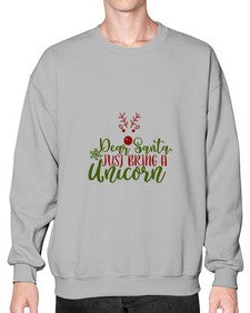 dear santajust bring a unicorn 93# - unicorn- Sweatshirt - Crew