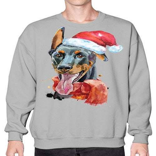 dog hat 106# - dogs- Sweatshirt - Crew