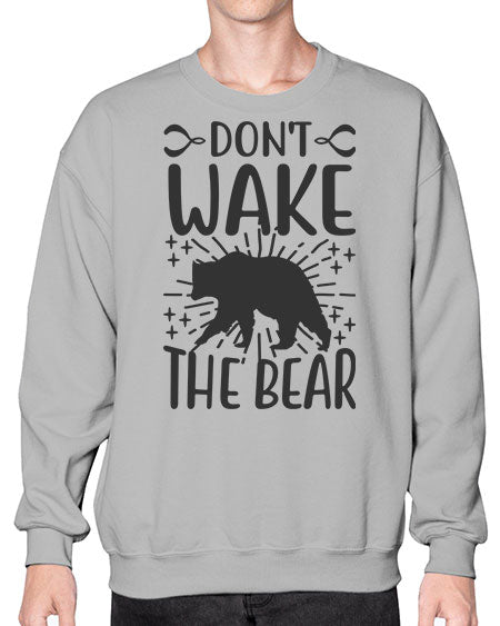 dont wake the bear 97# - bears - animals- Sweatshirt - Crew