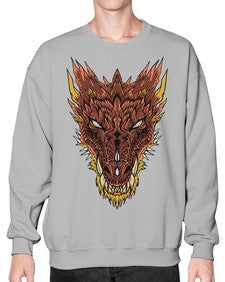 dragon 176# - dragon- Sweatshirt - Crew