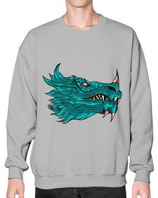 dragon 186# - dragon- Sweatshirt - Crew