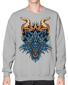 dragon 189# - dragon- Sweatshirt - Crew