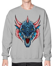 dragon 193# - dragon- Sweatshirt - Crew