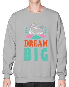 dream big 102# - unicorn- Sweatshirt - Crew