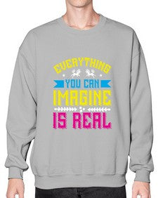 everything you can imagine is real 130# - unicorn- Sweatshirt - Crew