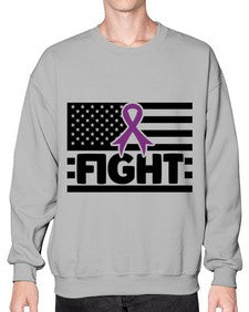 fight 145# - alzheimers- Sweatshirt - Crew