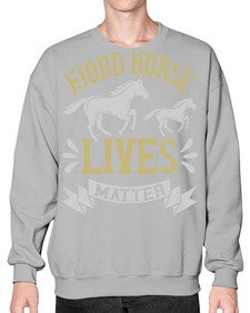 fjord horse lives matter Style 54# - horse- Sweatshirt - Crew