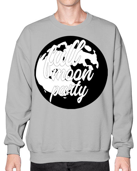 full moon party 7# - moon- Sweatshirt - Crew