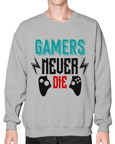 gamers never die 94# - video games- Sweatshirt - Crew