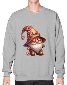 gnome with butterfly 15# - gnome- Sweatshirt - Crew