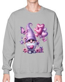 gnome with butterfly 19# - gnome- Sweatshirt - Crew