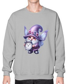gnome with butterfly 23# - gnome- Sweatshirt - Crew