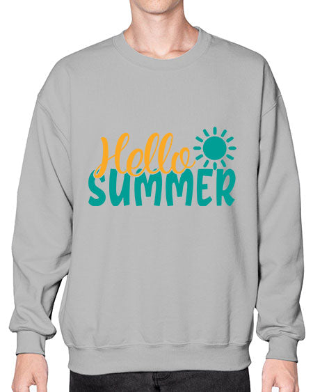 hello summer Style 98# - summer- Sweatshirt - Crew