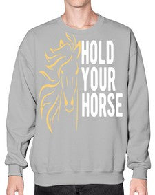 hold your horse Style 5# - horse- Sweatshirt - Crew