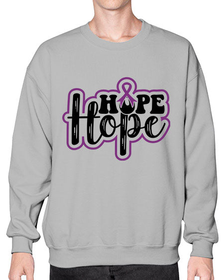 hope 164# - alzheimers- Sweatshirt - Crew