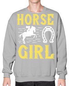horse girl Style 51# - horse- Sweatshirt - Crew