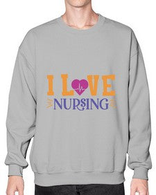 i love nursing Style 894# - nurse- Sweatshirt - Crew