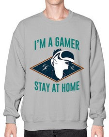 im gamer stay at home 119# - video games- Sweatshirt - Crew