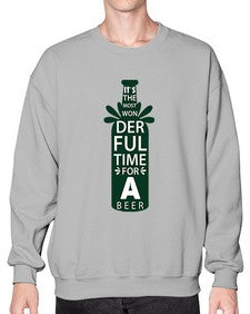 its the most wonderful 1241# - beer- Sweatshirt - Crew