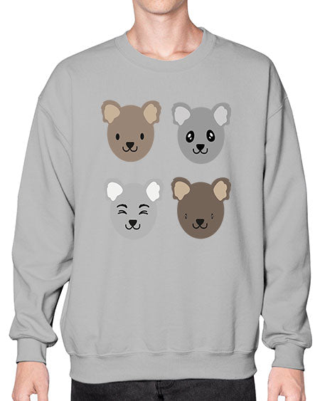 koala bears 167# - bears - animals- Sweatshirt - Crew