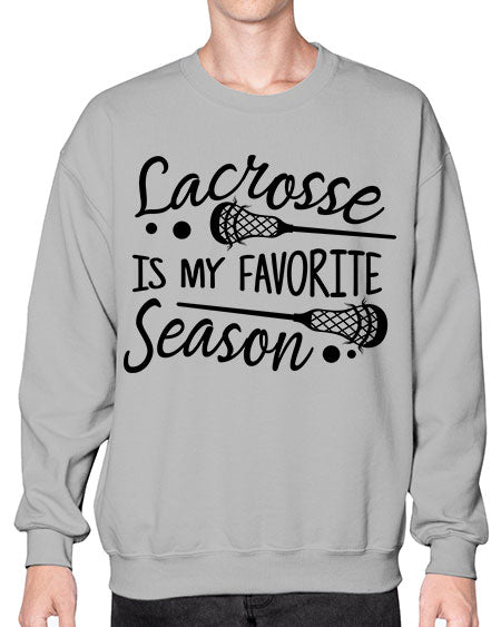 lacrosse is my favorite season 14# - lacrosse- Sweatshirt - Crew