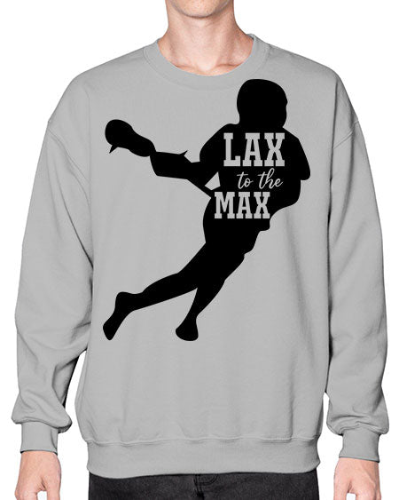 lax to the max 2# - lacrosse- Sweatshirt - Crew