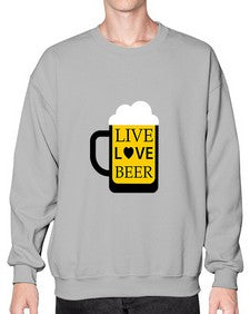 live love beer 1339# - beer- Sweatshirt - Crew