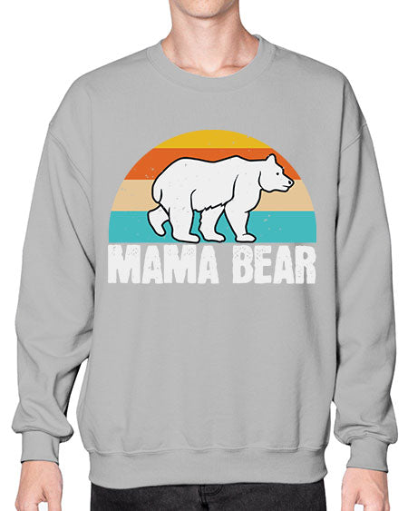 mama bear 177# - bears - animals- Sweatshirt - Crew