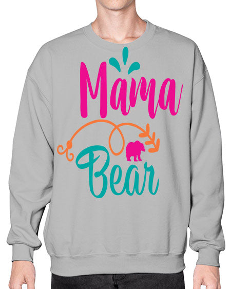mama bear 183# - bears - animals- Sweatshirt - Crew