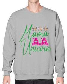 mama unicorn 288# - unicorn- Sweatshirt - Crew