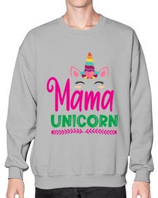 mama unicorn 291# - unicorn- Sweatshirt - Crew