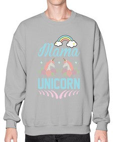 mama unicorn 301# - unicorn- Sweatshirt - Crew
