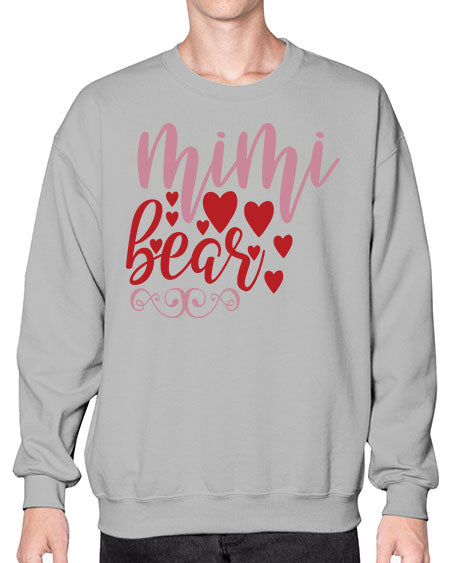 mimi bear 189# - bears - animals- Sweatshirt - Crew