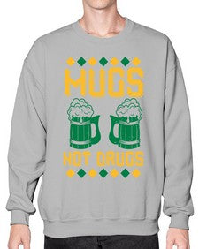 mugs not drugs 1408# - beer- Sweatshirt - Crew