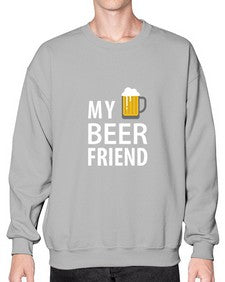 my beer friend 1409# - beer- Sweatshirt - Crew
