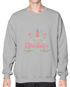 my first christmas unicorn 317# - unicorn- Sweatshirt - Crew