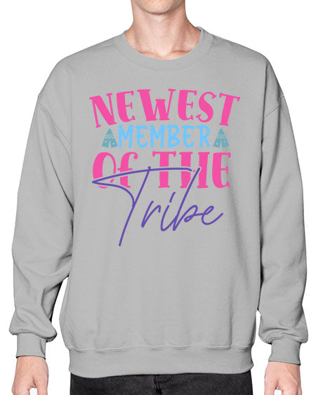 newest member of the tribe Style 166# - baby- Sweatshirt - Crew