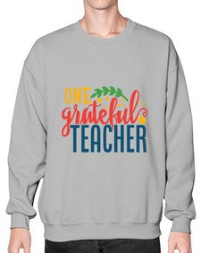 one grateful teacher Style 321# - teacher- Sweatshirt - Crew